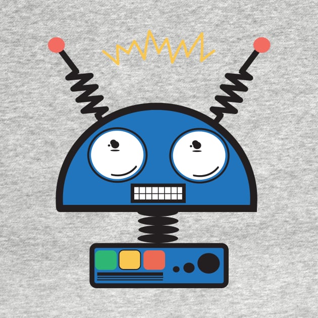 Retro Sci-Fi Fun Pet Robot BoomBoomInk by BoomBoomInk